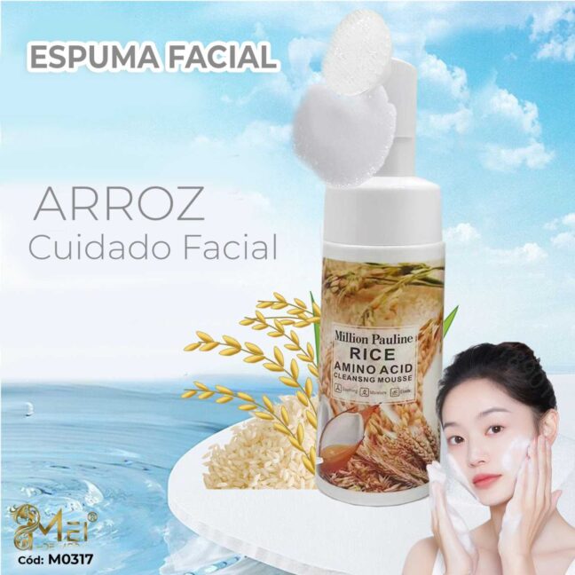 Mousse/espuma Limpiadora Extracto de Arroz 150g