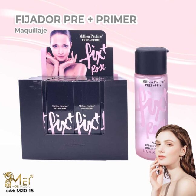 Spray fijador de maquillaje con glitter 120ml