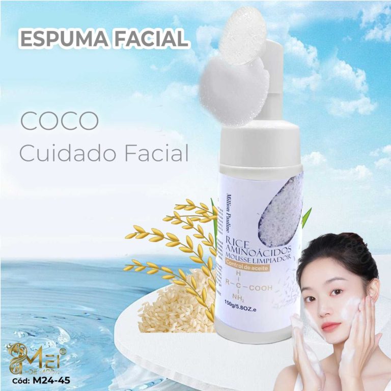 Mousse/espuma Limpiadora Arroz 150g