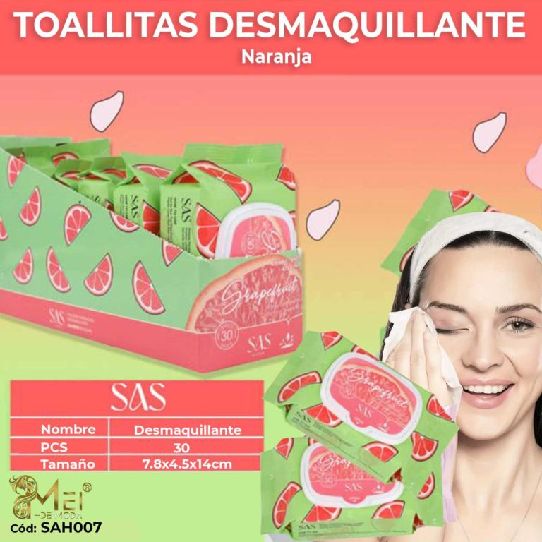 Toallitas desmaquillantes pomelo 30 Unid
