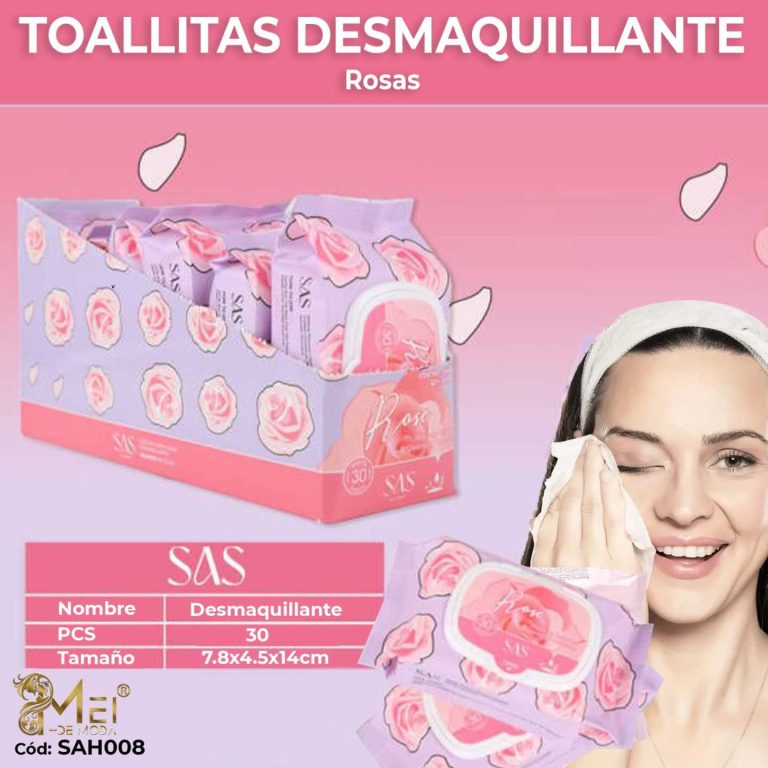 Toallitas desmaquillantes pomelo rosa 30 Unid
