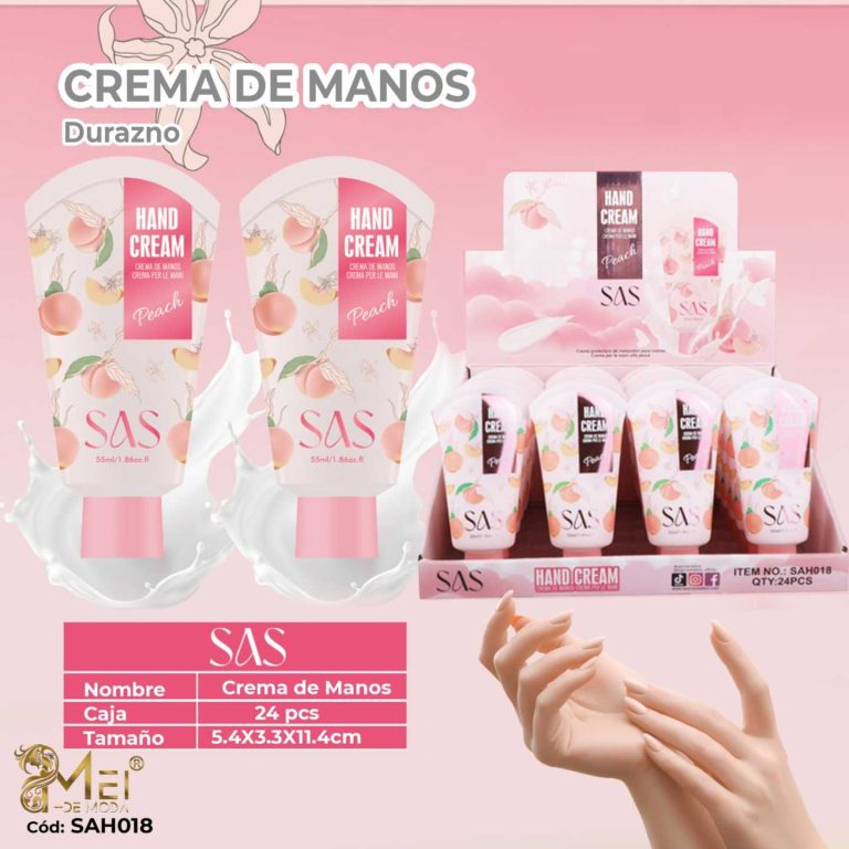 Crema de manos melocotón 55ml