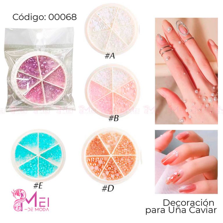 4 Decoracion Perla De Manicure x 1400