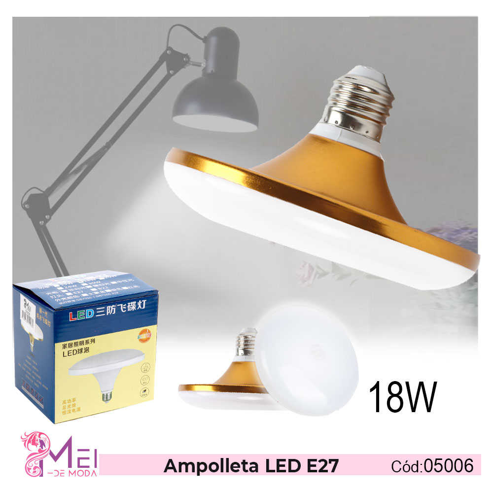 Ampolleta E27 18W
