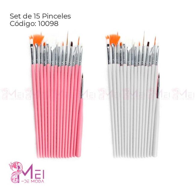 Set de 15 Pinceles