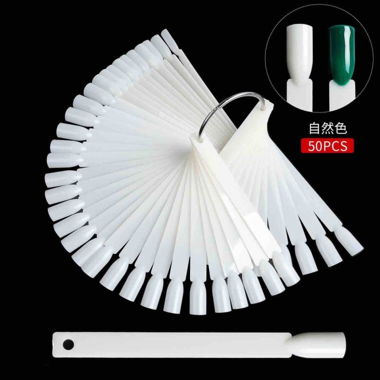 Muestrario Uñas cuadradas Transparente 50 pcs