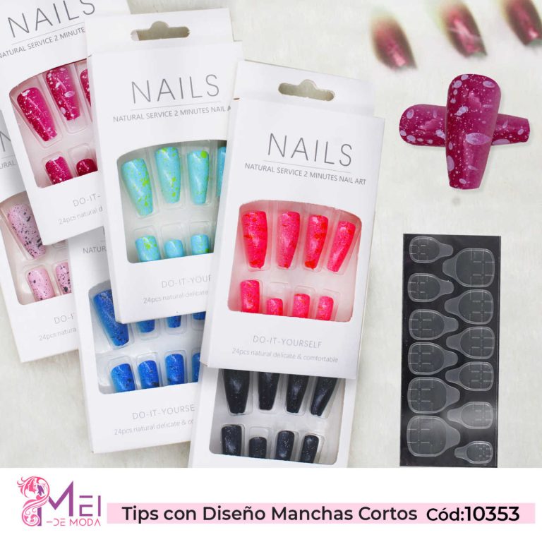 Tips con Decoracion 12 PCS