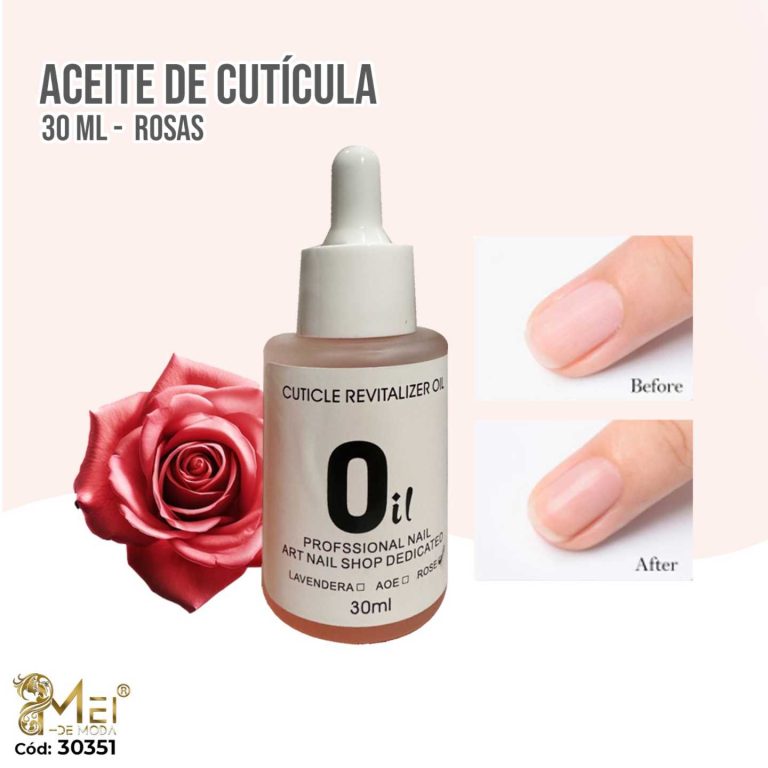 Aceite Nutritivo para cutícula Rosa 30ml