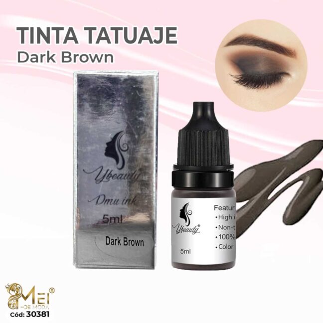 Tinta Dark Brown Tatuaje