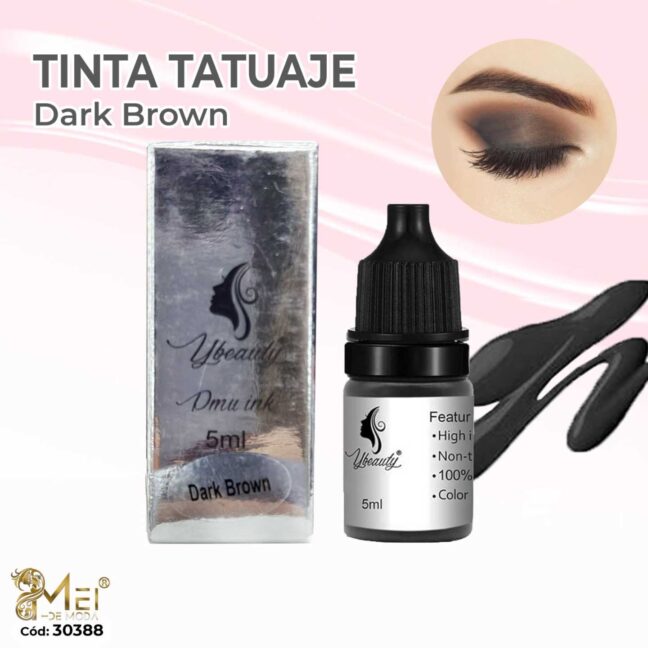 Tinta Dark Brown Grey Tatuaje