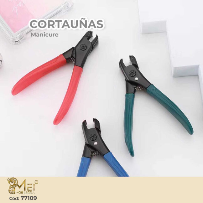 Corta Uñas con Agarre de Silicona