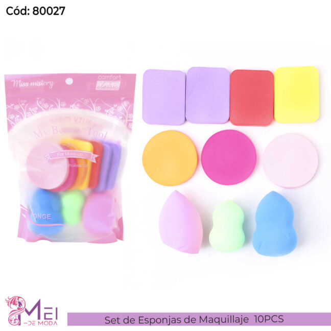 Set de Esponjas de Maquillaje 10pcs
