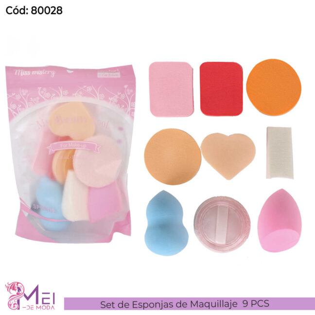 Set de Esponjas de Maquillaje