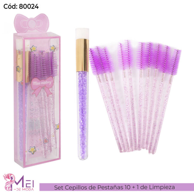 Set Cepillos de Pestañas + 1 de Limpieza