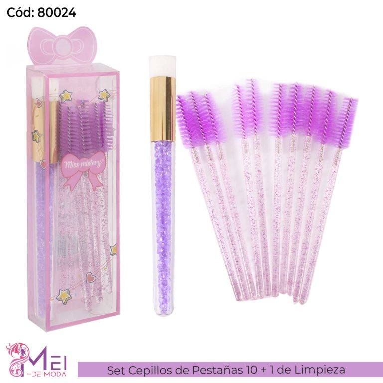 Set Cepillos de Pestañas + 1 de Limpieza