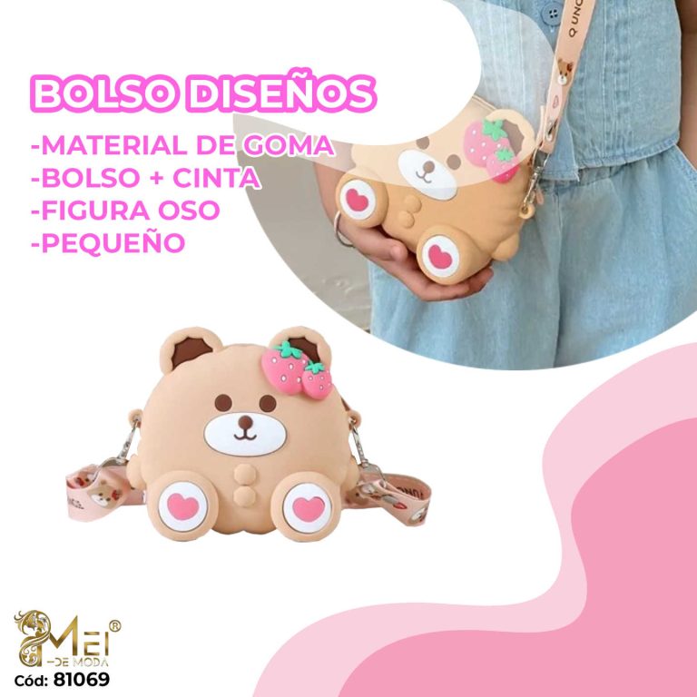 Bolso para Niña de Osito