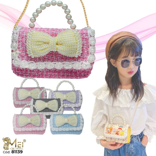 Cartera Colores Surtidos con Lazo