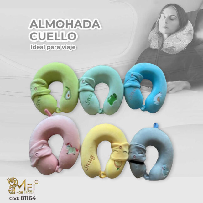 Almohada de Cuello con Antifaz de Dormir