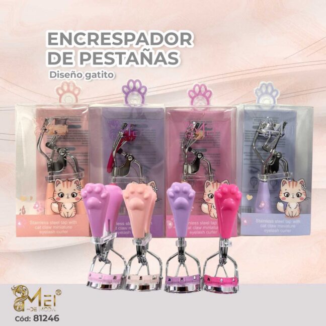 Encrespador de Pestañas Patita de gato 10 cm