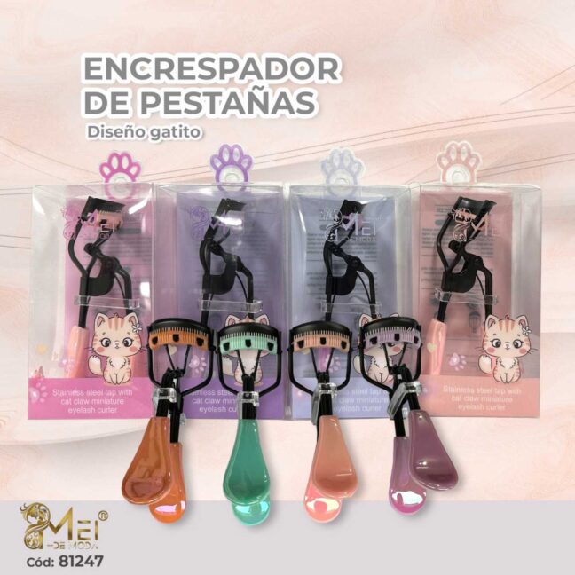 Encrespador de Pestañas 2 colores 10,2 cm