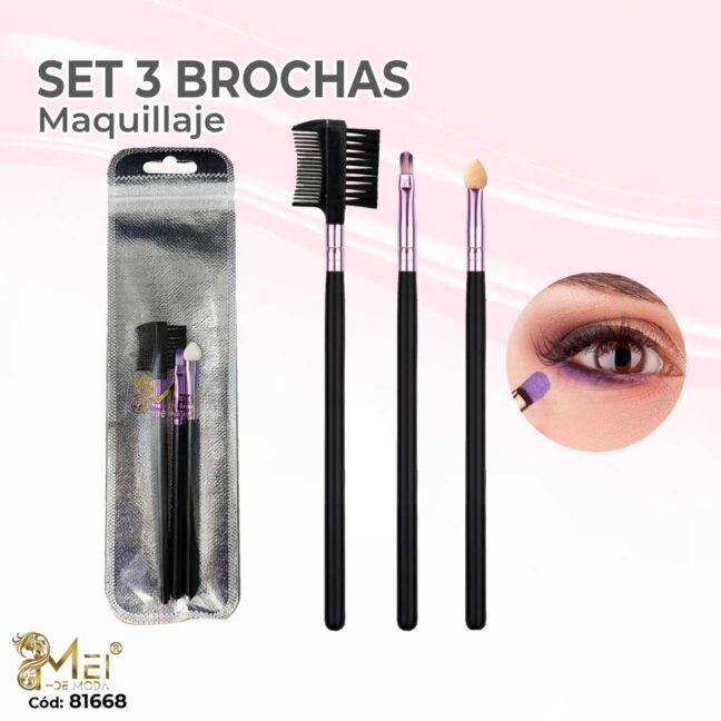 Set 3 pcs Maquillaje