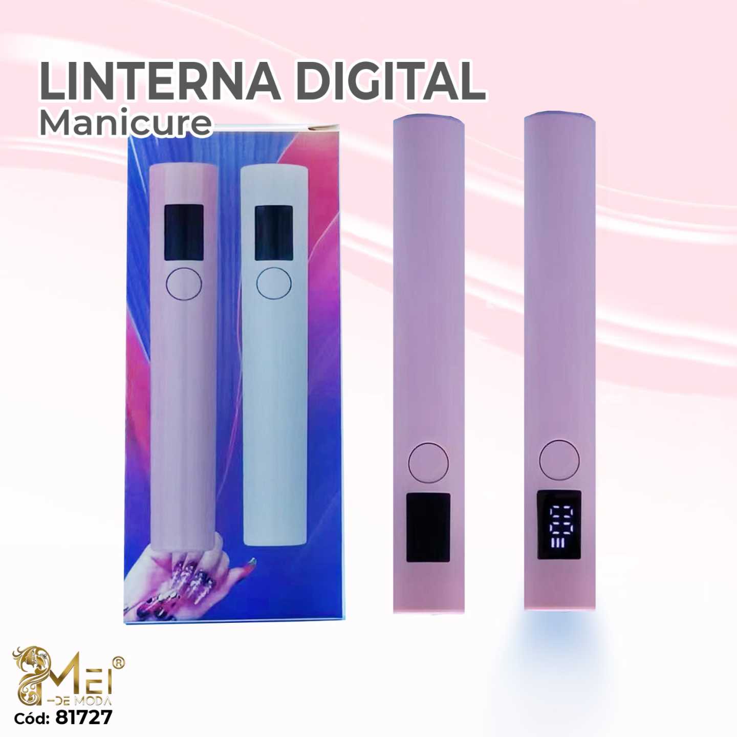 Linterna Portatil Digital 3W