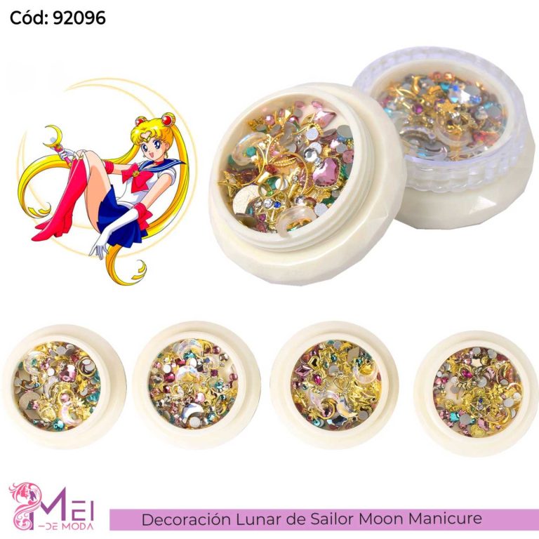 Decoración Lunar de Sailor Moon Manicure
