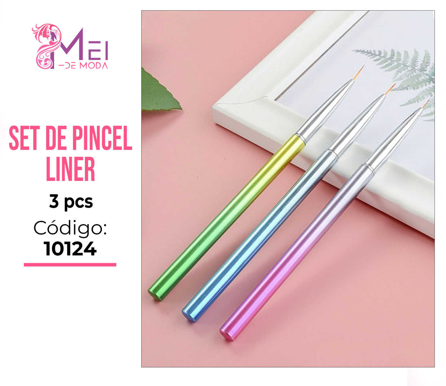Pincel Liner 3pcs