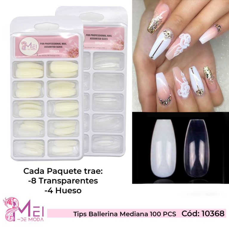 Tips Ballerina Mediana 100PCS