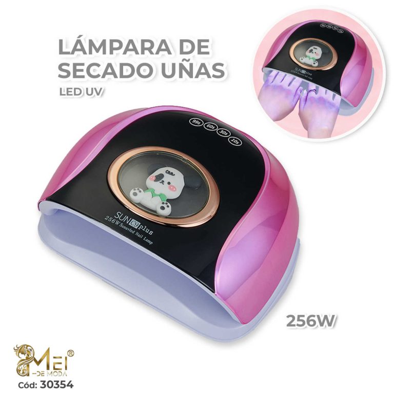 Lámpara Nail Art C9 PLUS Tornasol Rosa 256W LED/UV