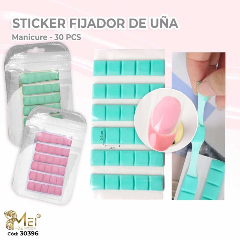 Arcilla fijadora de parches para uñas 30 und