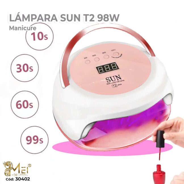 Lampara para manicure T2PLUS 36w