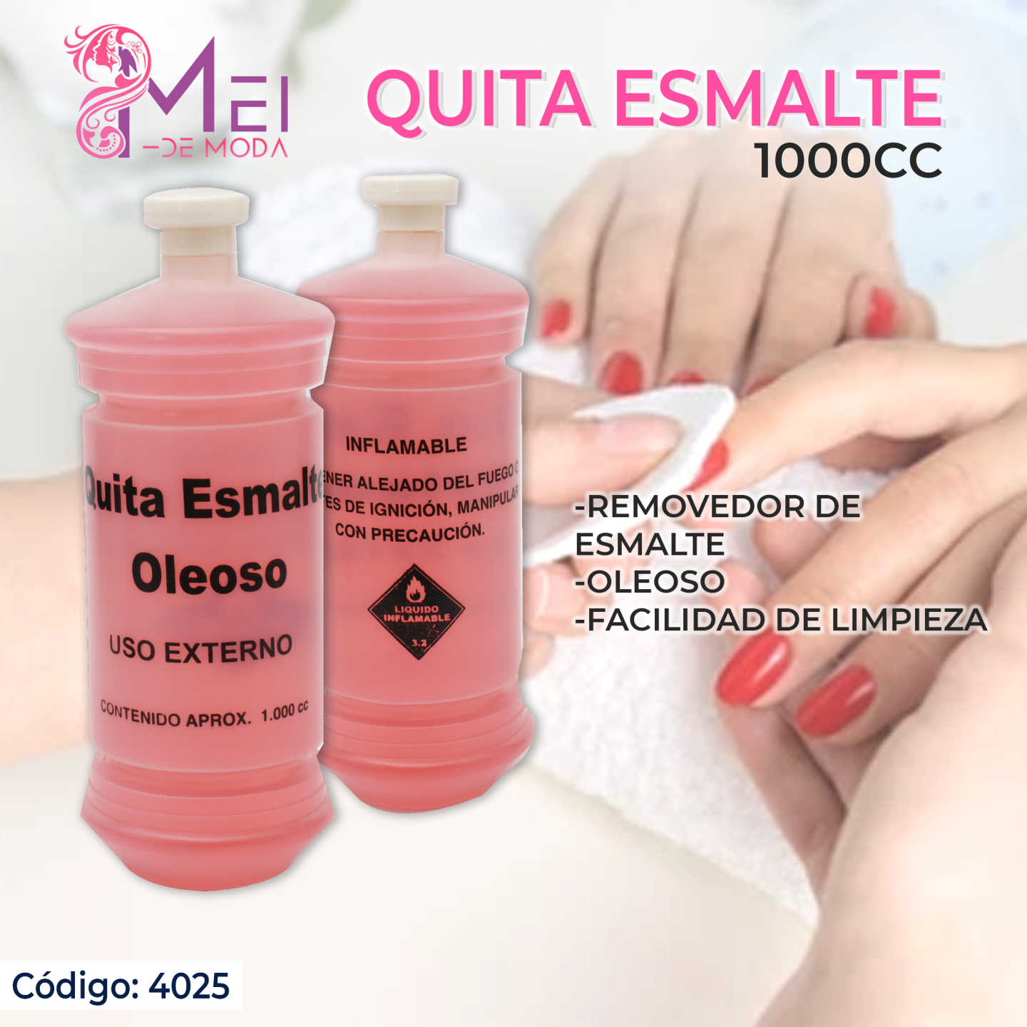 Quita esmalte expert touch