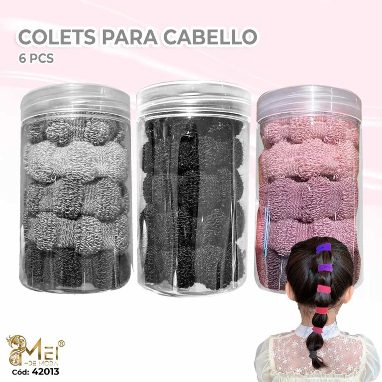 Colets de Bambú para cabello 5 unid.