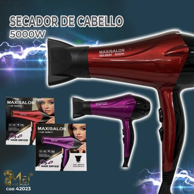 Secador de pelo 5000W aire frío y caliente
