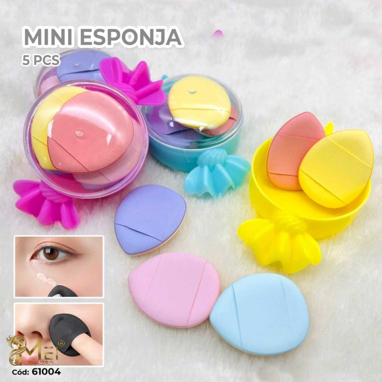 Mini Esponjitas Facial Empaque Caramelo