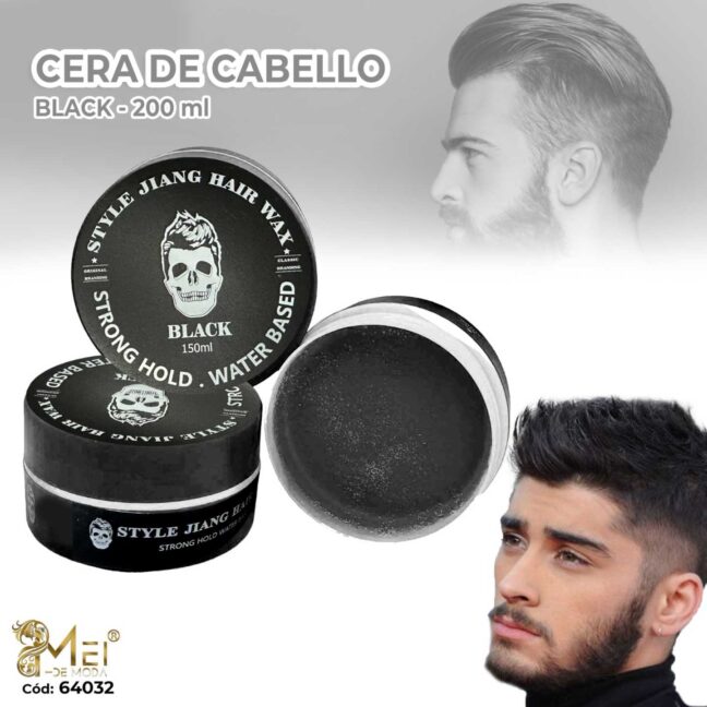 Cera capilar Calavera negra 150ml