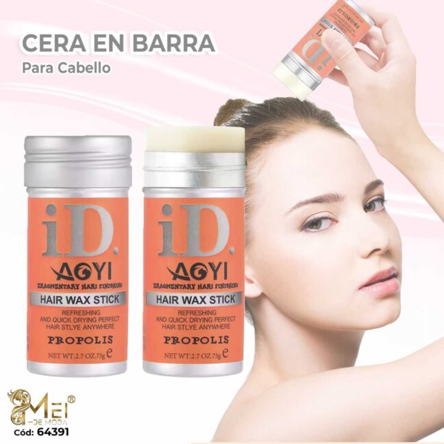 Cera en barra para cabello iD 75g.