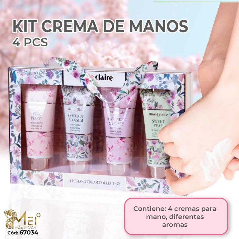 Set de Crema de Manos 90ml 4UDS Marie Clarie