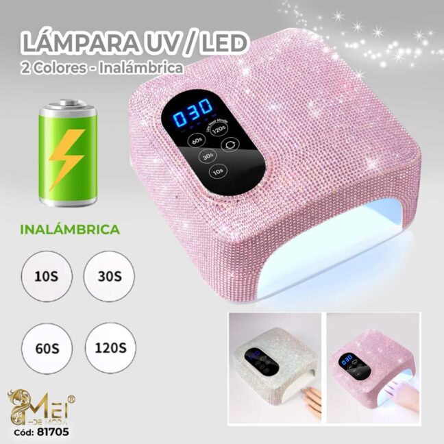 Lampara Inalámbrica con brillitos 601pro 12000mAh
