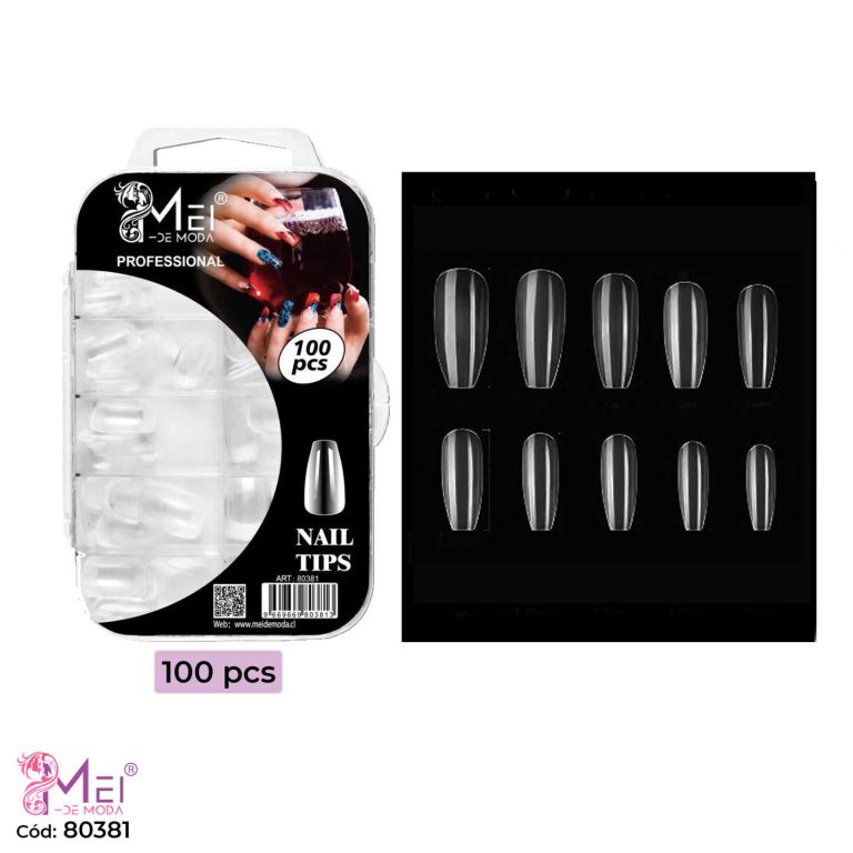 Tips Ballerina corta 100 pcs