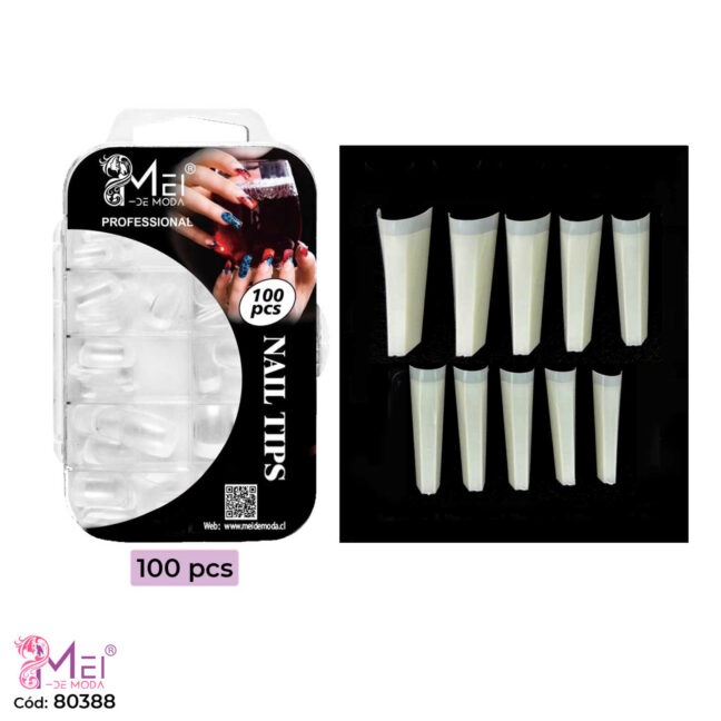 Tips Diseño Cuadriculada Soft Fel100 pcs