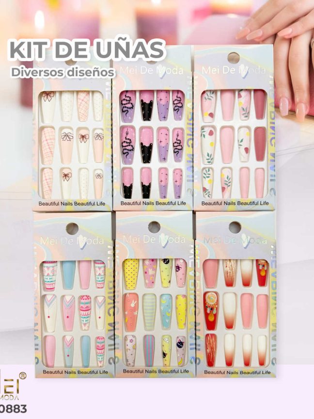 Tips Press On Ballerina con Diseño #9