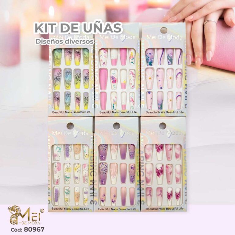 Tips Press On Ballerina con Diseño #1