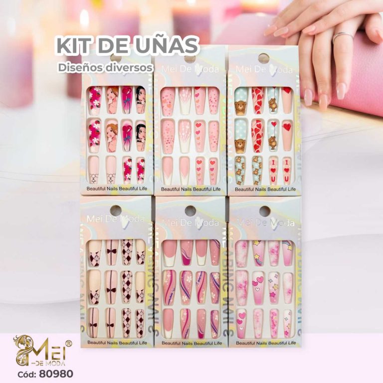 Tips Press On Ballerina con Diseño #4