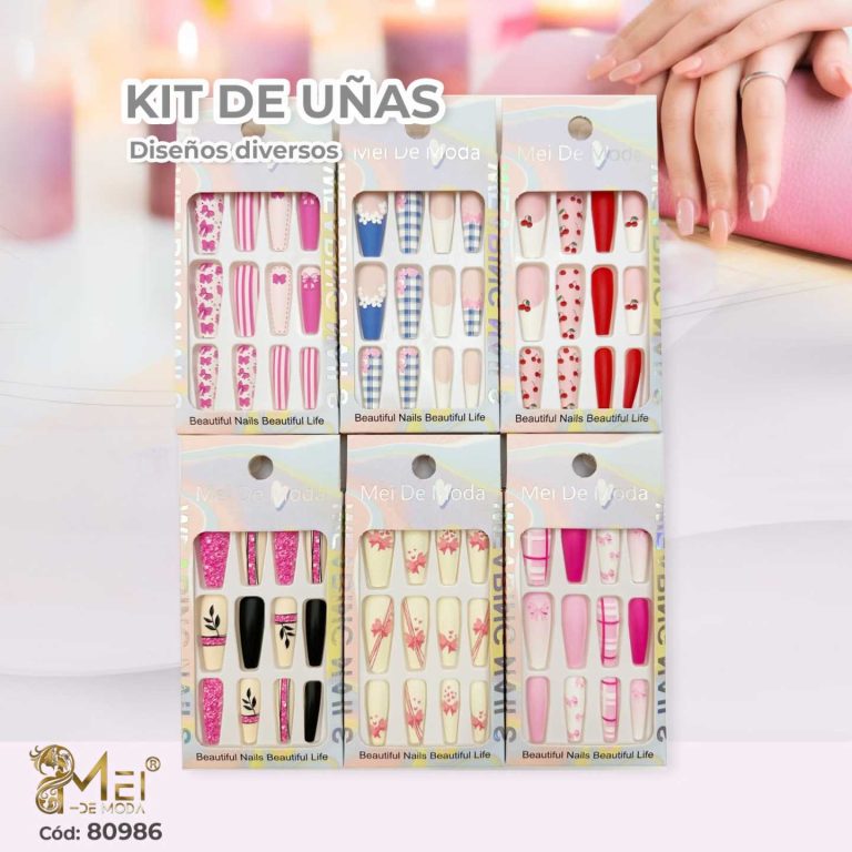 Tips Press On Ballerina con Diseño #7