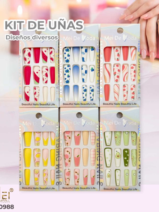 Tips Press On Ballerina con Diseño #8