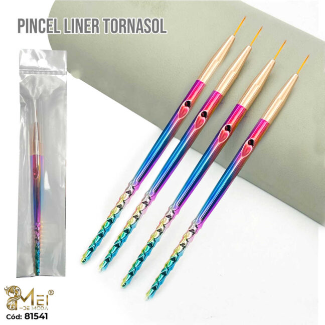 2  Pincel liner unicornio degradado 15mm,20mm