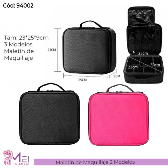 Maletín de Maquillaje 2 colore23*25*9CM
