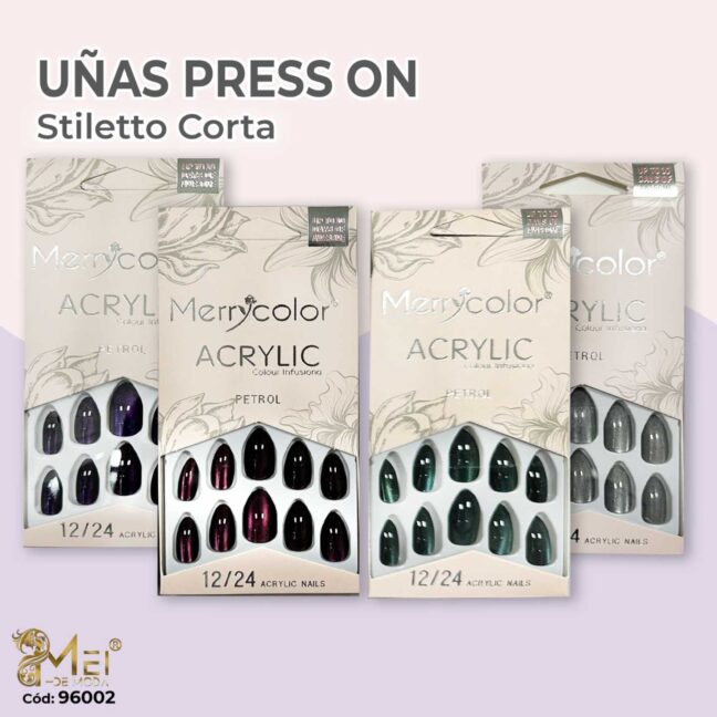 Uñas Ojo de Gato 12PCS 4 Colores